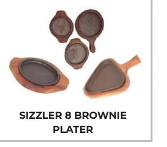 Sizzler & Brownie Platter